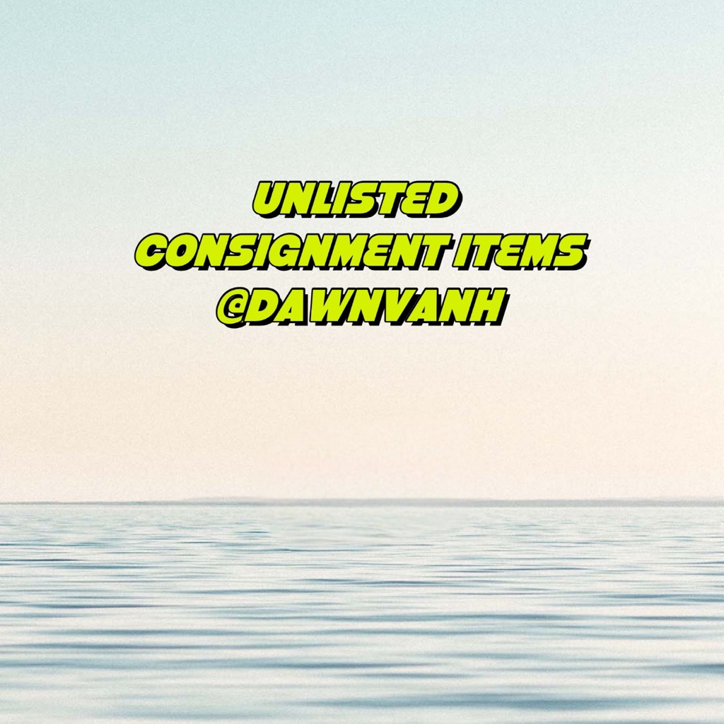 Unlisted Consignment Item